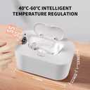 Baby Wipe Warmer and Baby Wet Wipes Dispenser, 5 Modes of Temperature Heating Control Portable Diaper Wipes Warmer for Newborn Baby, Baby Shower Gifts White