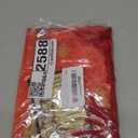 Weavers Villa Women’s Banarasi Poly Silk Dupatta | 2.25 Mtrs | Traditional Ethnic Wear Rich Zari Weave | Festive & Party Wear (Orange Paisley, 2.25 Mtrs)