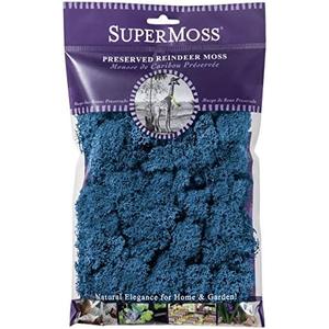 SuperMoss 25128 Moss, 80.75 Cubic inch (in3) Bag (Appx. 2oz), Royal Blue