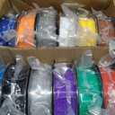 12Rolls PETG Filament Bundle,Dimensional Accuracy +/- 0.03 mm, 1.75 mm Fit for Most 3D Printers,Black+White+Grey+Red+Green+Blue+Yellow+Purple+Orange+Transparent+Coffee+Klein Blue
