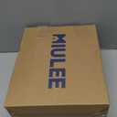 MIULEE Velvet Curtains 84 inches 2 Panels - Luxury Blackout Curtains for Bedroom Living Room Thermal Insulated Super Soft Window Drapes Rod Pocket & Back Tab, Olive Green, W52 x L84 inches