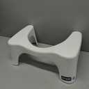 Squatty Potty Simple Curve Toilet Stool. (White)