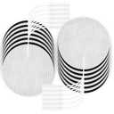 TENS Unit Pads 3" Round Electrodes - Compatible with Most TENS Machines, Replacement Pads Electrode Patches for Electrotherapy, 20 Count