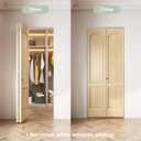 30" Bifold Door Hardware Kit for 2 Doors, Sliding Barn Door Hardware Top Mounted for Bathroom, Bedroom, Storeroom, Living Room