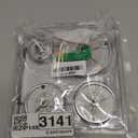 Gas Stove Burner Caps Set, Cooker Hat Set Suitable for Most Gas Stove Burners, 1 Large, 1 Small, 2 Middle