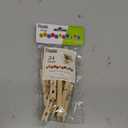 Large Wooden Clothespins 3.38" - 24 Pack Big Spring-Loaded Pins for Crafts, DIY Projects, Gift Wrapping, Photo Displays, and Home Decor