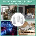 Maxcheck Automatic Air Freshener Spray Dispenser 2 Pack Wall Mounted Free Standing Restroom Air Freshener Battery Operated Automatic Sprayer Dispenser for Home Bathroom Commercial Time Scent(White)