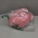 36 Inch Christmas Tree Skirt, Chunky Rustic Twisted Woven Round Tree Skirt with Tie Closure for Family Gatherings, Holiday Parties, Christmas Decorations (Pink)