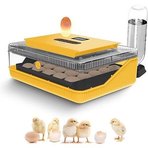25 Egg Incubator Digital Poultry Hatcher Machine with Automatic Egg Turning, incubators for hatching eggs, Temperature & Humidity Control, LED Screen, General Purpose Incubator, support 95-125 Volts (Blue)