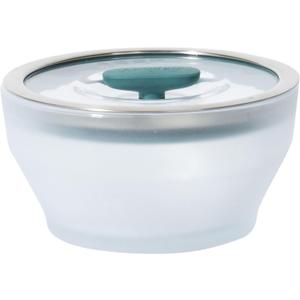 Anyday 4-Cup Microwave Cookware & Glass Container with Glass Lid, Plastic-Free Deep Food Storage | Stackable Airtight Steamer with Vented Lid for Microwave-Safe Reheating, Steaming Vegetables & Rice