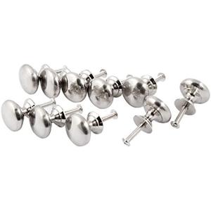 Aexit 10Pcs Silver Tone Bedroom Kitchen Door Cabinet Cupboard Drawer Pull Knob Handle (cbbc2fbeee8849d8cd5deaf4992e5f02)
