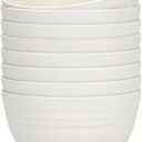 Homestockplus 24 Oz Unbreakable Cereal Bowls Set of 8 - Microwave & Dishwasher Safe Wheat Straw Fiber Bowls for Soup, Rice, Salad - Eco-Friendly and Robust Non Ceramic (Beige)