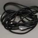 Indoor Outdoor Extension Cord, 12 Gauge 3 Prong Weatherproof Heavy Duty Black Extension Cords, 12/3 SJTW 15A 25 FT Extension Cable for Garage, Garden and Home, UL Listed