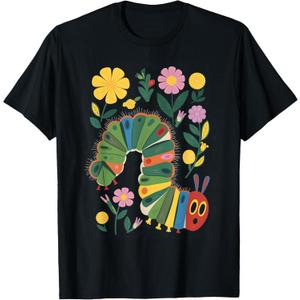 Caterpillar Animal T-Shirt, Black, Small