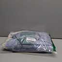 Boho Curtains 84 inch Long 2 Panels for Living Room Bedroom, Denim Blue Rustic Embroidered Striped Semi Sheer Linen Tassel Farmhouse Light Filtering Privacy Drapes Vintage Country Decor,W52xL84