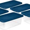 Sterilite 6QT Storage Box 8 Pack