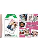 FUJIFILM Instax Mini Link 2 Smartphone Printer Bundle 2025 - Soft Pink