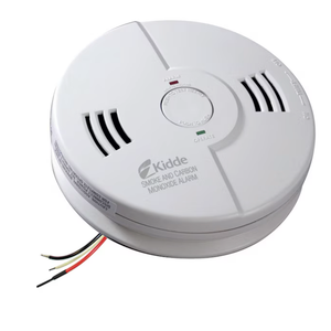 Kidde AC Hardwired Combination Smoke and Carbon Monoxide Detector with Voice Alert, 2 Pack