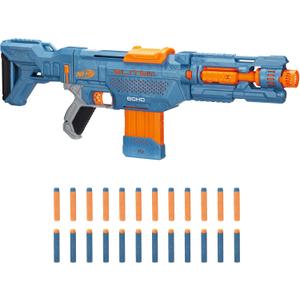 Nerf Elite 2.0 Echo CS-10 Blaster - 24 Official Darts, 10-Dart Clip, Removable Stock and Barrel Extension, 5 Tactical Rails