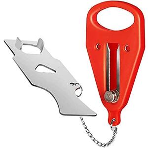 Door LockTravel Lock,Home Security Door Locker,Add Extra Security and Prevent Unauthorized Entry, Additional Protection for Hotel, Apartment, Home, Bedroom, School(Red)
 Pack of 3