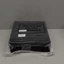 4 Pcs 1" Thick Foam Padding Sheet with Adhesive Backing Closed Cell 12 Inch x 12 Inch Self Stick Neoprene Insulation Foam Sheet Black for Furniture Cars Speakers