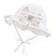 JANGANNSA Bow Baby Girls Summer Hat Flower Toddler Girls Sun Hat Cotton Breathable Infant Hat White S size