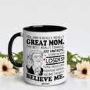 BECHUSKY Mothers Day Gift For Mom - Best Moms Coffee Cup - Moms Birthday Gift Ideas - Mom Mugs From Daughter, Son - Mother Day, Birthday Gifts For Mother, Mommy, Mama - Great Mommy Mug (2 FBA MOM)