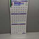 AT-A-GLANCE 2023 Wall Calendar Planner, 14 Month, Paper, 12" x 27", Large, Vertical, 3 Month Reference (PM1128), Blue