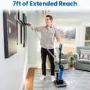 Vacmaster UC0501 Bagless Upright Vacuum Cleaner with Large Dust Cup Capacity, Efficient Cyclone Filtration System & 17ft Cord for Carpet, Hard Floor and Pet Hair