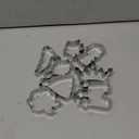 8 Pieces Princess Cookie Cutter Set, Crown, Dress, Rose, Mirror, Princess, High Heel, Castle Shapes Biscuit Molds Stainless Steel Fondant Cutters for Girls Princess Fairy Party Baking