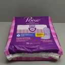 Poise Incontinence & Postpartum Pads for Bladder Leaks, 7 Drop Ultra Absorbency, Long Length, 39 Count 