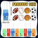 36 PCS Sport Party Favors Football LED Light Up Finger Lights, Glow in the Dark Basketball Baseball Soccer Party Finger Flashlight Bulk for Sport Goodie Treat Bag Stuffers Game Birthday Party Supplies