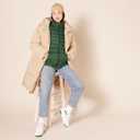 Amazon Essentials womens Lightweight Long-Sleeve Water-Resistant Packable Puffer Jacket (Available in Plus Size) (X-Small, Dark Green)