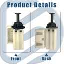 Brake Light Switch Compatible with Chrysler Dodge Jeep Ram Plymouth Eagle Volkswagen Ram 1500/2500/3500, Routan & More (1993-2020 Models) Replaces 901-259, 4671336AD, SLS208,26042023,88924596