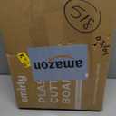 SMIRLY Plastic Cutting Board Set with Holder 3 Pieces, Non-Slip Dishwasher Safe Chopping Boards for Kitchen, Cream White,  3 Pack + Holder, Cream White