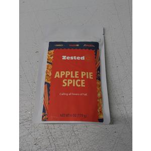 Zested Flavor Market Apple Pie Spice - XL 6 oz Bag - Zested Autumn-Inspired Natural Spice Blend - Gluten-Free and Nut-Free - Goes Great on Snacks, in Baked Treats, and Dips and Spreads 2 Pack, Best By 09/18/2026