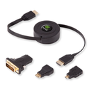 Cable HDMI Adapters | Mini HDMI, Micro HDMI, and DVI Adapters | Retractable Adapter HDMI Cable