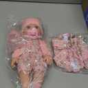 12" Baby Doll Set with Clothes and Baby Carrier for Dolls Reborn Baby Doll Accessories Include Feeding Bottles Nipple Toy Stuffs for Kids Age 3+