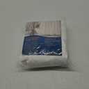 White Boho Fabric Shower Curtain 72 x 72 Inches, Modern Shabby Chic Textured Tufted Chevron Striped Minimalist Cloth Bathroom Shower Curtain