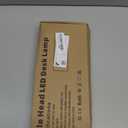 LED Desk Lamp for Home Office, Double Head Architect Light with Clamp, Computer Monitor Clip on Light, 3 Modes and 10 Brightness, Adjustable Flexible Goose-Neck, Table Task Lamp, White