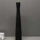 20" Black Floor Vase Long Skinny Matt Vase for Pampas Grass Modern Minimalist Tall Ceramic Flower Vases for Home Decor Office Decoration Table Centerpieces