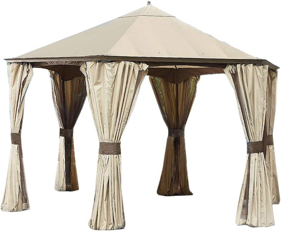Garden Winds GO Hexagonal Gazebo Replacement Canopy Top Cover - RipLock 350