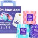 Bim Bam Boo PFAS-Free Bamboo Toilet Paper, 2-Ply, 8 Rolls, 295 Sheets Each