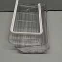 Egg Holder for Fridge, Automatic Rolling Egg Container for Refrigerator, Stackable Fridge Organizers and Storage with Lid, Clear Plastic Egg Dispenser & Tray (2 Tier)