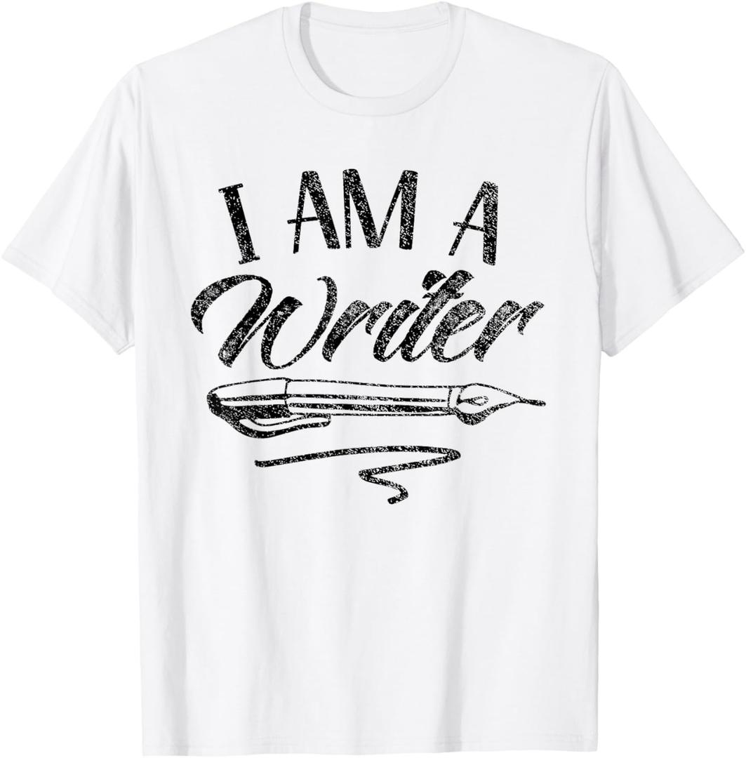 I Am A Writer Job Writing Author Write T-Shirt, 3XL