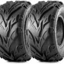 MaxAuto 16x8-7 ATV Tires 16x8x7 Go-Kart Quad Tires,6 PR Tubeless All Terrain UTV Tire, 2 Pack