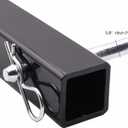 18" Hitch Extension for 2-inch Receivers with 5/8" Hitch Pin and Clip