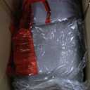 LOVMOR Dining Chairs Only Wooden Dining Chairs Set of 4 Kitchen Chair with Padded Seat Upholstered Side Chair for Dining Room Living Room Gray