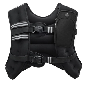 ZELUS Weighted Vest, 20lb Weight Vest with Reflective Stripe for Workout, Strength Training, Running, Fitness, Muscle Building, Weight Loss, Weightlifting