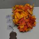 6.56FT Lighted Fall Garland with Lights 24 Warm White LED Battery Operated with Time Maple Leaf Vine Garland Lights Wreath for Mantle Fireplace Door Home Thanksgiving Harvest Decoration Indoor Outdoor